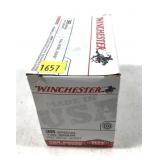 Box of .38 SPL 130-grain FMJ Winchester