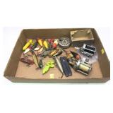 Lot: collection of Vintage Lures and 3 vintage