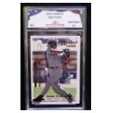 Jose Canseco 2001 Fleer #61, PGC NM/Mint + 8.5