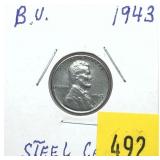 1943 Lincoln cent