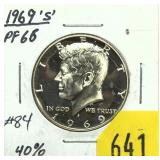 1969-S Kennedy half dollar, Proof
