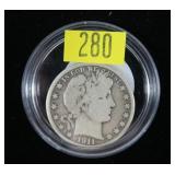 1911-S Barber half dollar