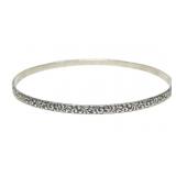 Vintage Jewelart sterling silver bangle bracelet,