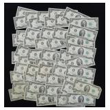 x50- $2 Federal Reserve notes series of 1976 -x50