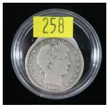 1900-O Barber half dollar