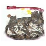 Lot, Lincoln Wheat cents, 500 pieces
