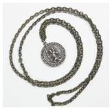 Sterling silver Merchant Marines logo maritime