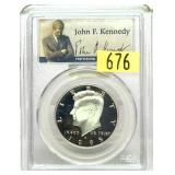 1995-S Kennedy half dollar, Slab Certified, PCGS
