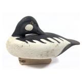 Bill Parson Cayuga N.Y. wooden carved Preening