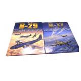 Lot: B-17 and B-10 Combat Mission hard cover books