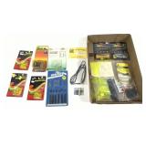Lot, assorted archery supplies includes: Muzzy