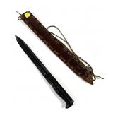 U.S. 1909 Bayonet with a leather sheath