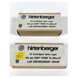 x2- Boxes of 9mm Luger 100-grain SP Hirtenberger