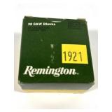 Box of .38 S & W Remington blanks, 50 Rds.