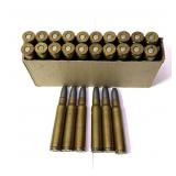 Lot: 8mm Cartridges- military, 26 rounds