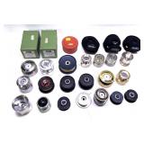 Lot, assorted reel parts and spools
