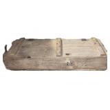 Cannon ammunition wooden ammo crate -NO SHIPPING