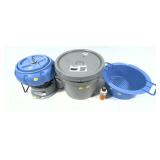 Lot, Midway Model 1292 tumbler, Midway sifter