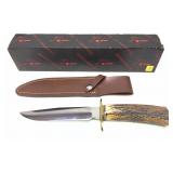 Blackjack Knives Model #1-7 Stag handle knife