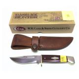 Case 778- 3 1/2 SS knife with leather sheath & Box