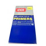 Box of CCI large rifle primers No. 200, 1,000