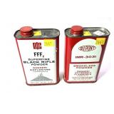 Lot, Superfine black powder FFFg, weighs 9 oz.,