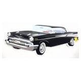 GM Chevrolet tin sign, 10" H x 22" L