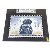 Bird stamp metal sign, sign size: 11 1/2" x 16"