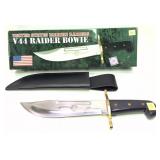 USMC V44 Raider Bowie knife with sheath and box