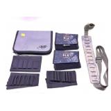 Lot, stock shell holsters, strap and Kimber soft