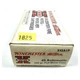 Box of .45 Auto 230-grain FMC Winchester