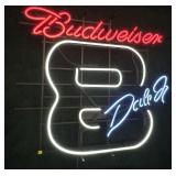 Budweiser Dale Earnhardt Jr. neon sign, overall