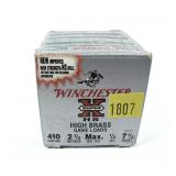 Box of .410 Ga. 2.5" No. 7.5 Winchester game