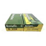 x2- Boxes of .250 Savage 100-grain pointed SP