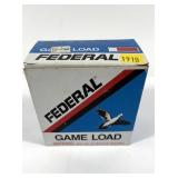 Box of 12 Ga. 2.75" No. 8 Federal game loads, 25