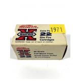 Box of .22 Mag. Winchester SuperX cartridges, 50