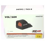 Holosun X2 Series Open Reflux sight, 3MOA, as