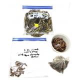 Lot, bag of .38 Spl. brass, with .22 Hornet