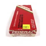 Box of .30-30 WIN. 150-grain SP Federal