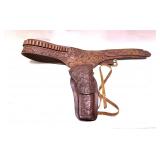Embossed leather Lawrence cartridge belt and