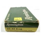 Box of .30-40 Krag 180-grain SP Remington