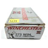 Box of .375 WIN. 200-grain Power-Point