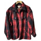 Woolrich XL red plaid button down jacket