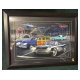 "Cyclone Racer" framed print by Helen Flint
