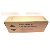 Dry chemical fire extinguisher, new in box
