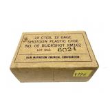 Box of 12 Ga. No. 00 Buckshot XM162 shells, 10
