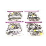 Lot: $ bags of .40 Cal Nickel brass, marked