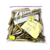 Bag of .30-06 cartridges, marked 60 pcs.