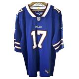 Buffalo Bills Josh Allen blue embroidered jersey
