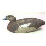 Bill Toner, carved duck decoy, Fishers, N.Y.